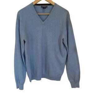 Club Monaco V-neck sweater blue women’s size M